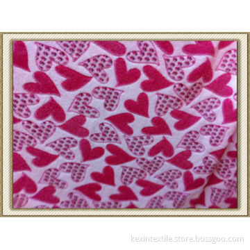100% Polyester 3D coral fleece pajama fabric